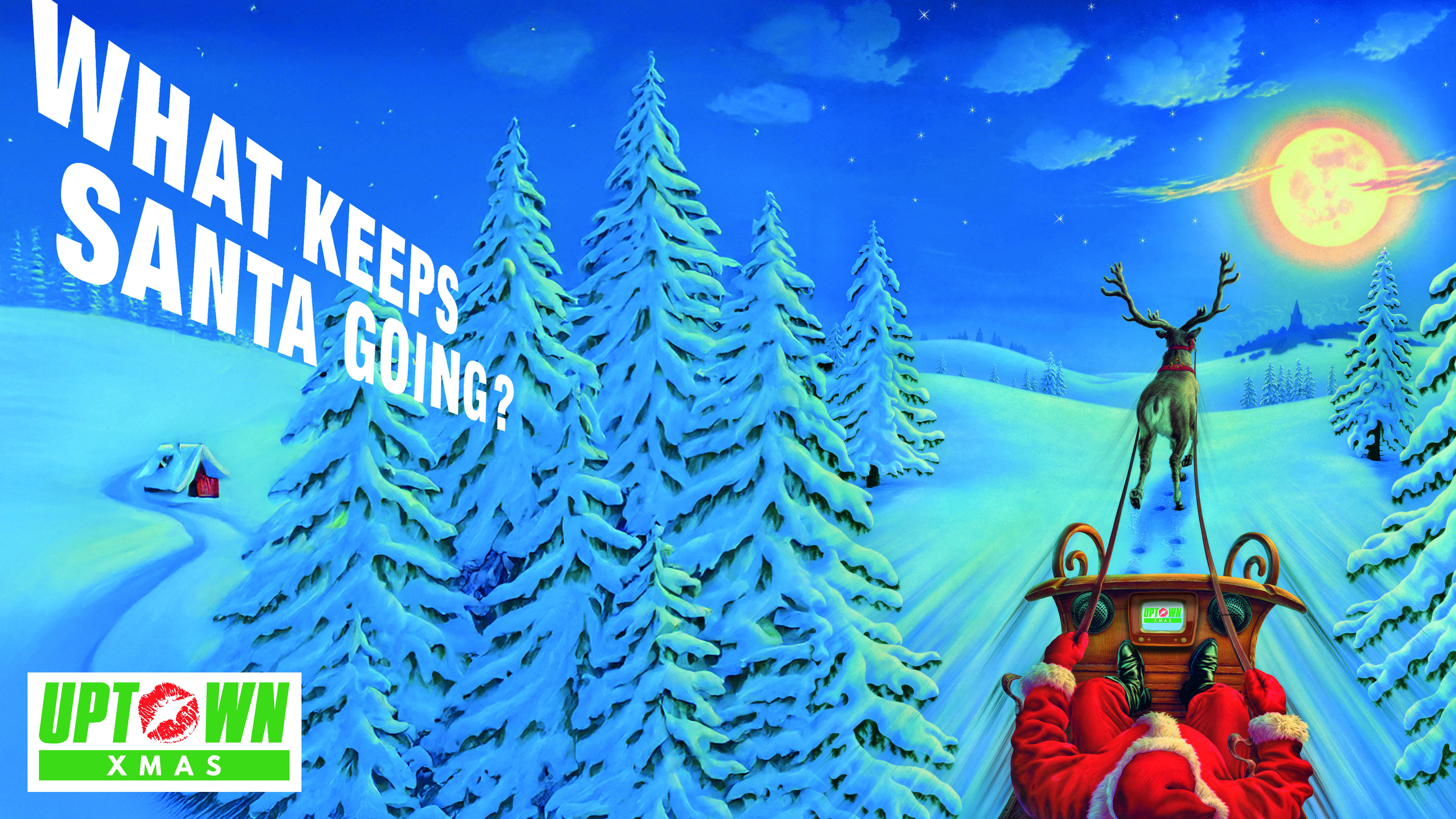 Uptown Xmas Tv Santa